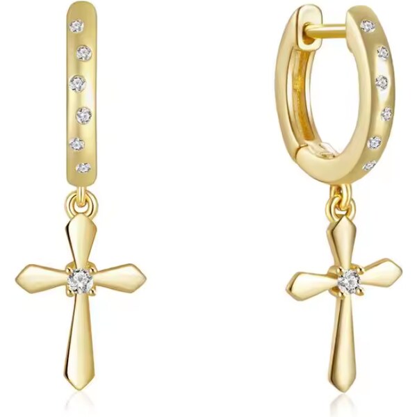 Olivie Krúžkové náušnice KRÍŽOK GOLD 8733 52584586