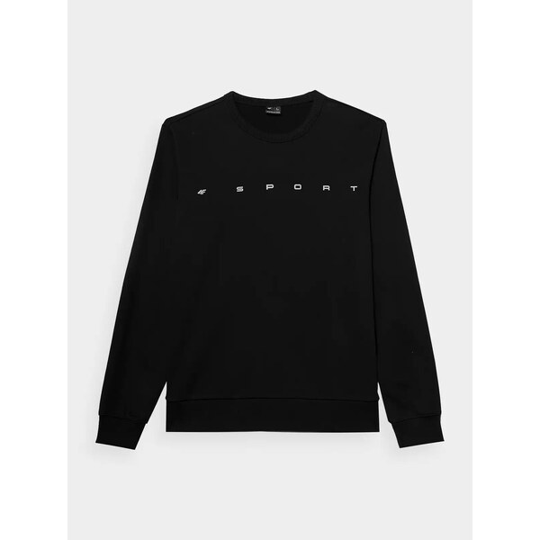 Mens 4F Cotton Sweatshirt - Black 52583182