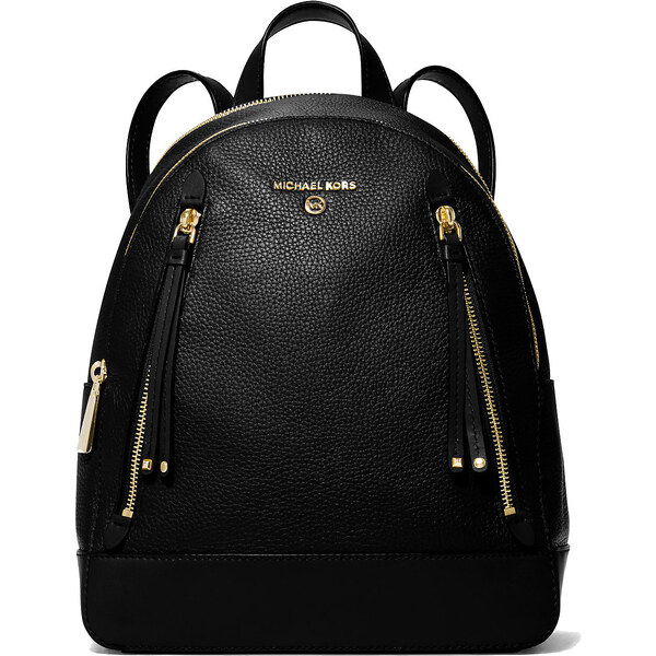 Michael Kors Brooklyn Leather Medium Backpack Black 63717789