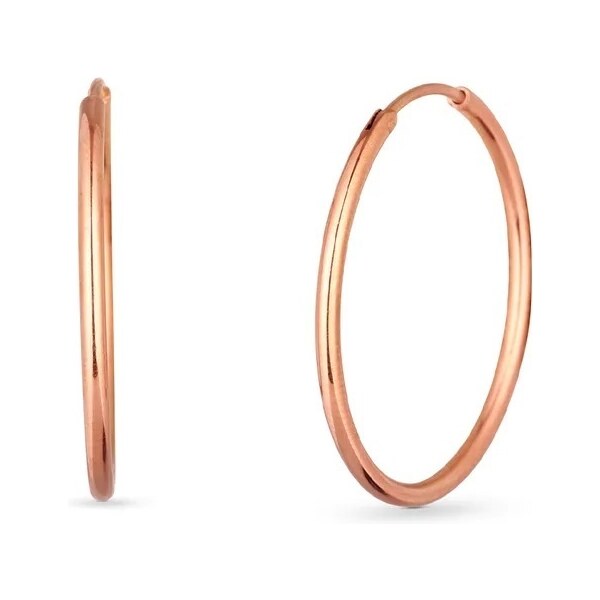 Vuch Nadčasové bronzové kruhy Rose Gold Yetta 66594216