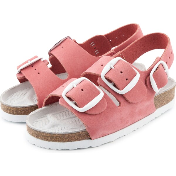 Vlnka Detské korkové kožené sandále ružová veľkost deti 30 52600955