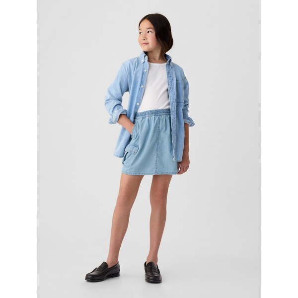 GAP Dievčenská džínsová cargo sukne 434476-00 66267043