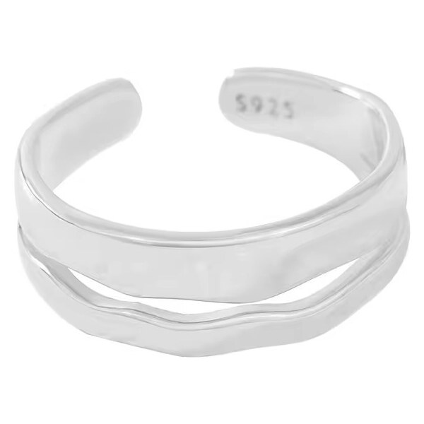MAJYA Strieborný nastaviteľný prsteň ILARY 10963 64581995