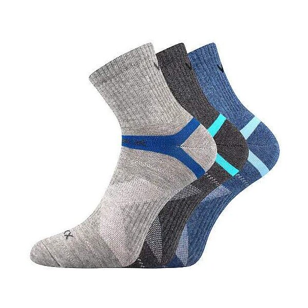 REXON športové klasické ponožky VoXX Muž 39-42 3 páry 52601275