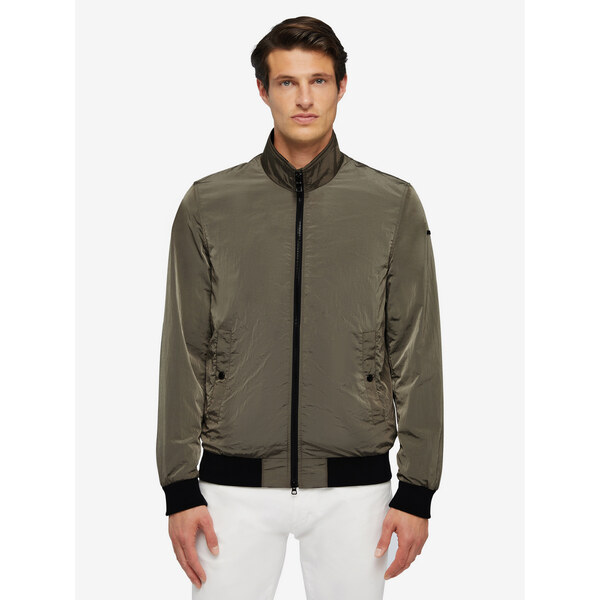 Kaki pánska bunda Geox Deiven 66486631