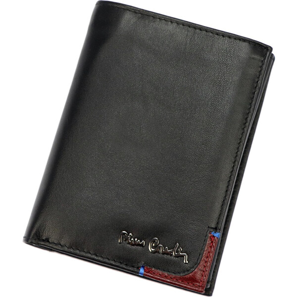 Pánska kožená peňaženka Pierre Cardin čierna KZ43792 62180008