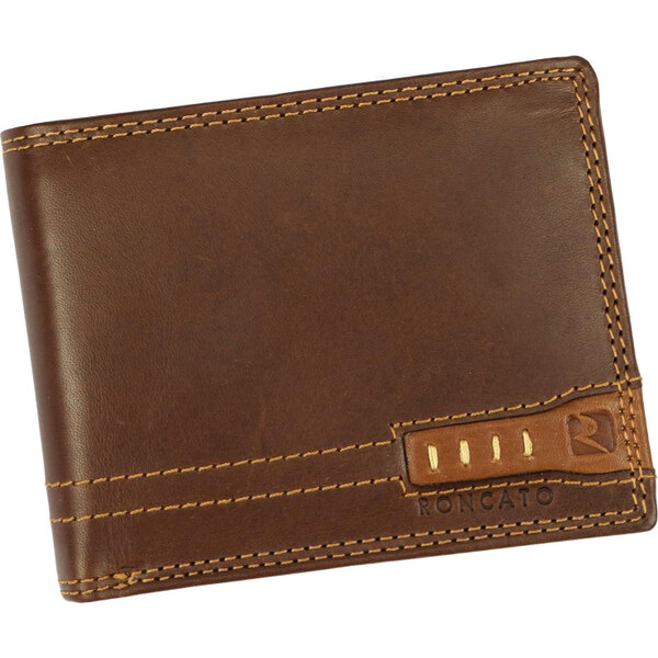 Pánska kožená peňaženka Roncato hnedá KZ40532 62180099