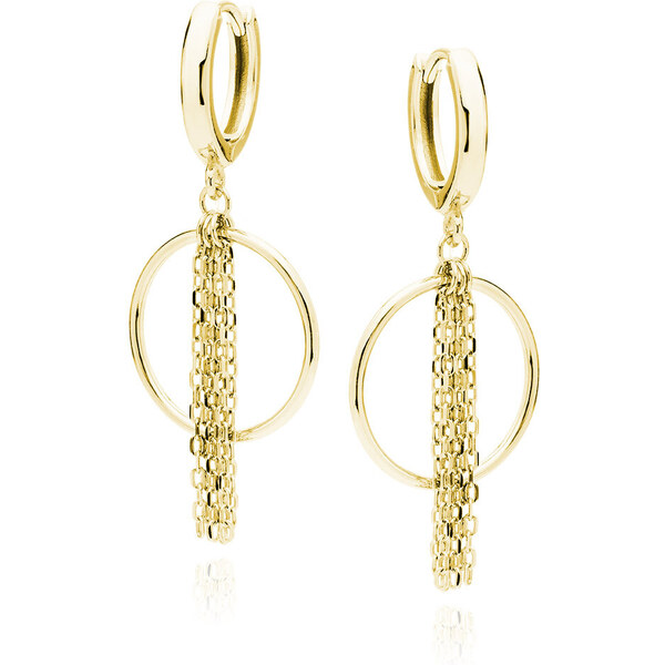 Dámske strieborné náušnice DESANA 52636222