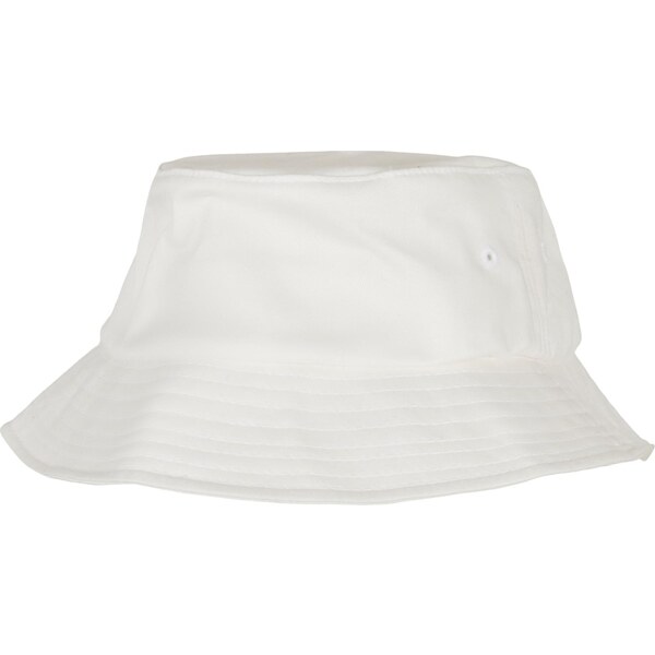 Childrens Cap Flexfit Cotton Twill Bucket, White 50670275