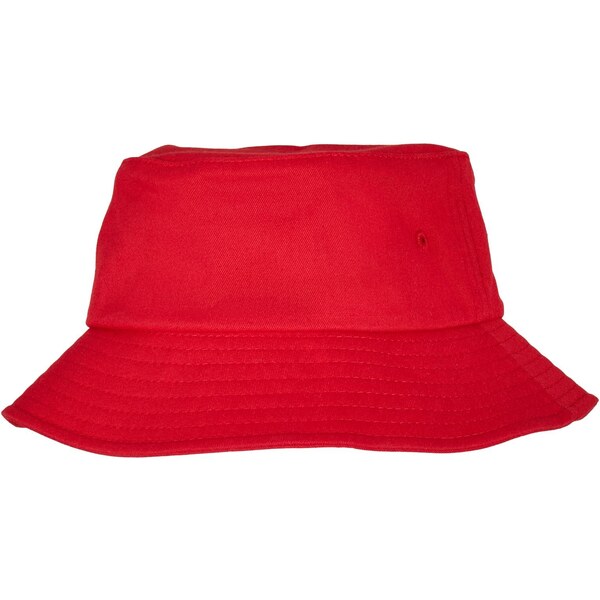Childrens Cap Flexfit Cotton Twill Bucket, Red 50563427