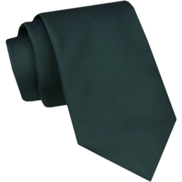 Tmavozelená pánska kravata s jemným vzorom 52660343