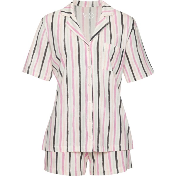 VIVANCE Kraťasy Dreams antracitová / zelená / staroružová 54286457