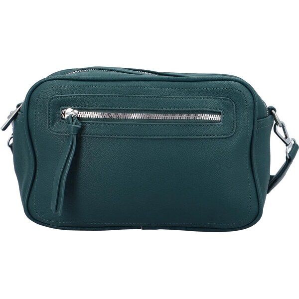 Dámska crossbody kabelka tmavo zelená - Paolo bags Tselmega zelená 52653872
