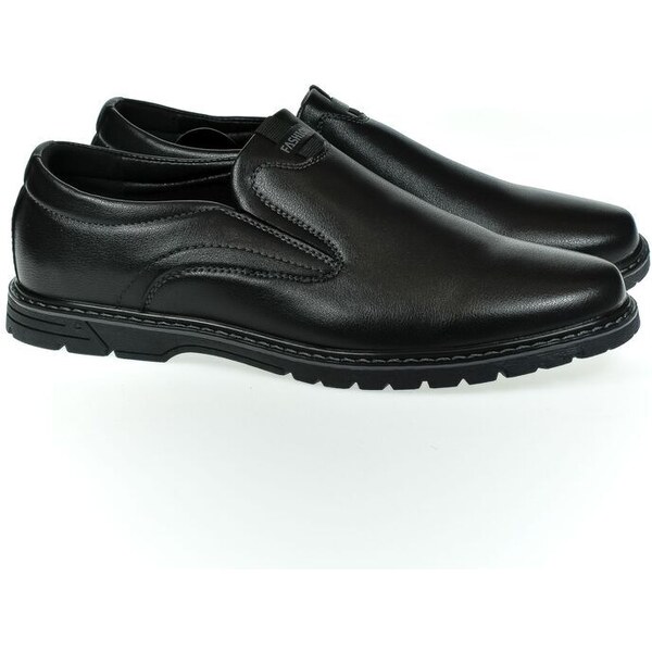 JOHN-C Pánske čierne spoločenské topánky JOHAN 52657265