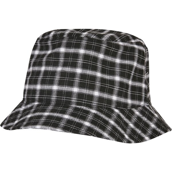 Flexfit Check Bucket Hat Black/Grey 50564516