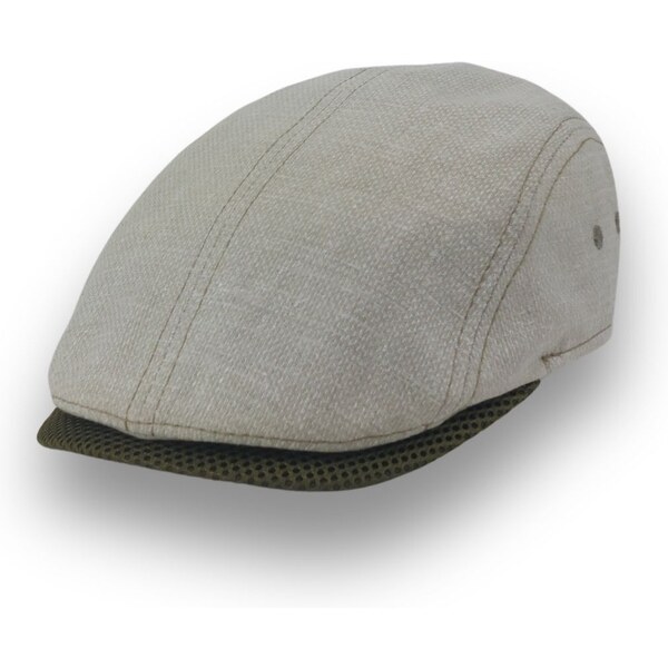 Letná pánska béžová bekovka Krumlovanka - skrytá pružná regulácia 62422528