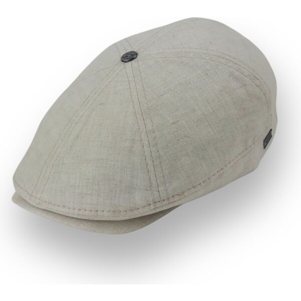 Letná 100% ľanová pánska béžová bekovka Krumlovanka s reguláciou 62404163