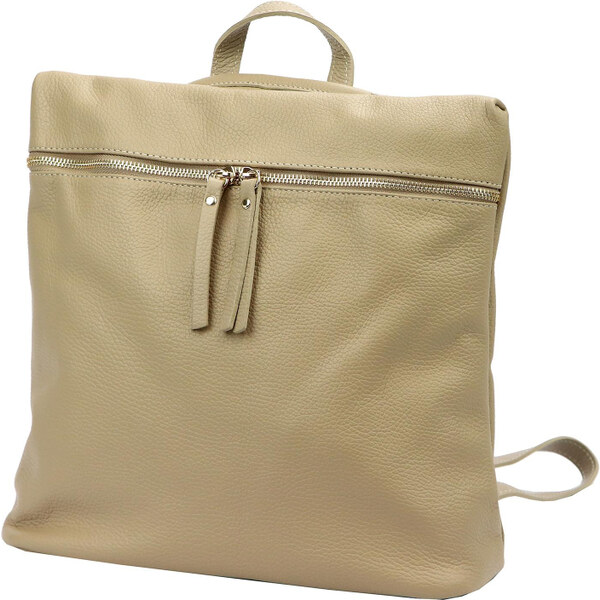 Kožený batoh Luka béžový (KZ53677) 10,5l 62178648