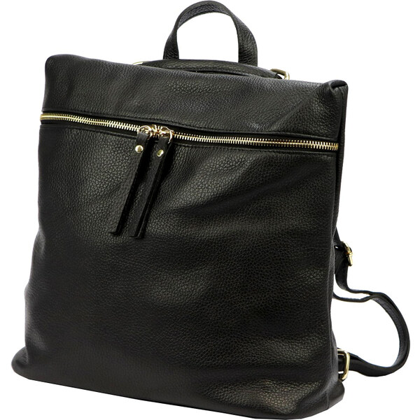 Dámsky kožený batoh Luka čierny (KZ53680) 10,5l 62178645