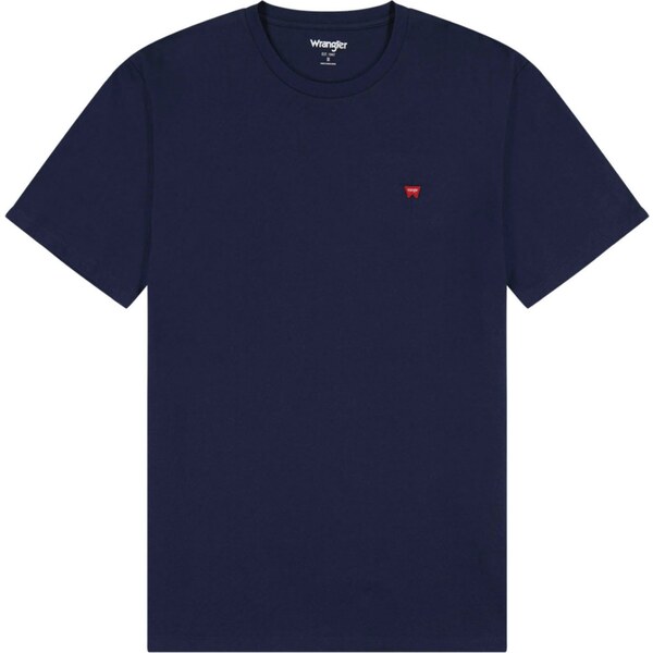 WRANGLER Tričko SIGN OFF TEE námornícka modrá / červená / biela 61257978