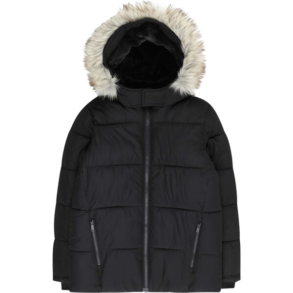 Abercrombie & Fitch Zimná bunda béžová / čierna 67038955