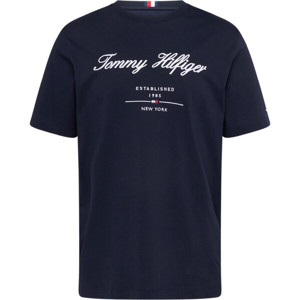 TOMMY HILFIGER Tričko tmavomodrá / červená / biela 53273833