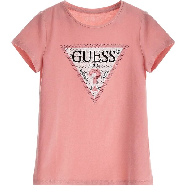 GUESS Tričko ružová / pastelovo ružová / čierna 54079587