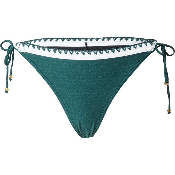 Banana Moon Bikinové nohavičky smaragdová / biela 54291224