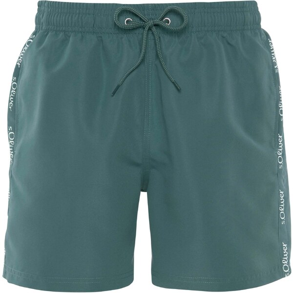 s.Oliver Plavecké šortky Noah smaragdová / biela 54305056