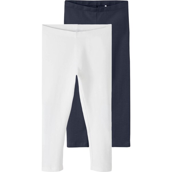 NAME IT Legíny Vivian tmavomodrá / biela 53918240