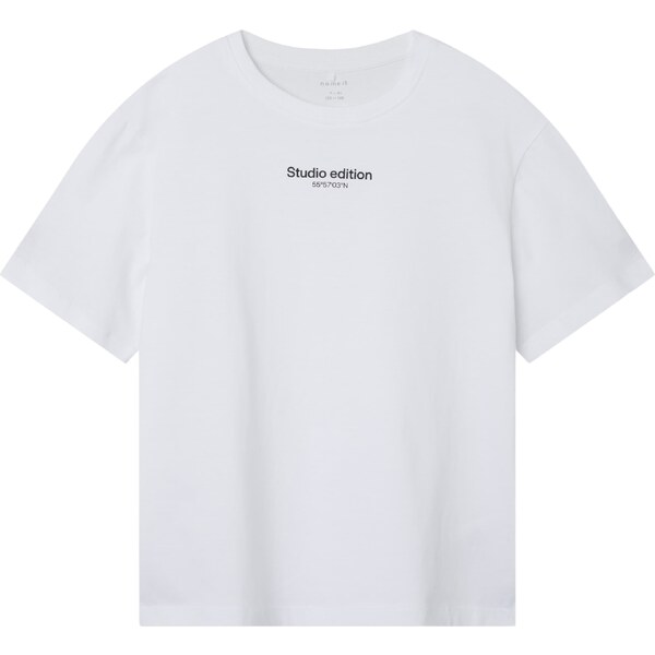 NAME IT Tričko Brody čierna / biela 54311546