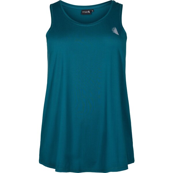 Active by Zizzi Športový top ABASIC sivá / petrolejová 54317469