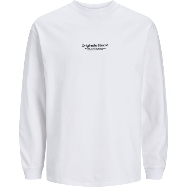 JACK & JONES Tričko JORVesterbro čierna / biela 55924469