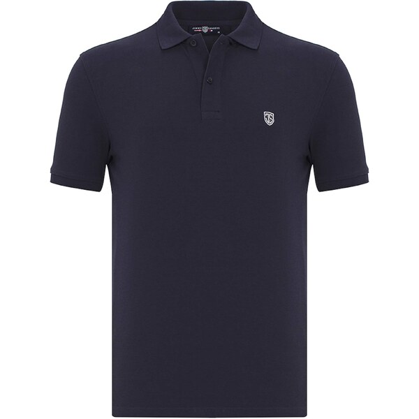 Jimmy Sanders Tričko námornícka modrá / biela 63145419