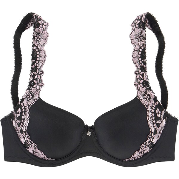 LASCANA Podprsenka Wanda pastelovo ružová / čierna 54269966