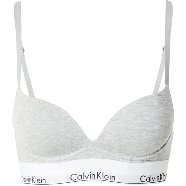 Calvin Klein Underwear Podprsenka sivá melírovaná / čierna / biela 54325425