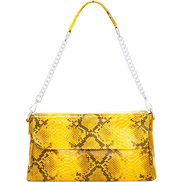 NAEMI Kabelka na rameno žltá / sivá melírovaná / čierna 65791837