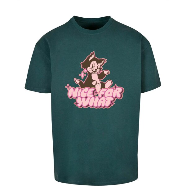 MT Upscale Tričko Nice for what hnedá / tmavozelená / svetloružová 54288170