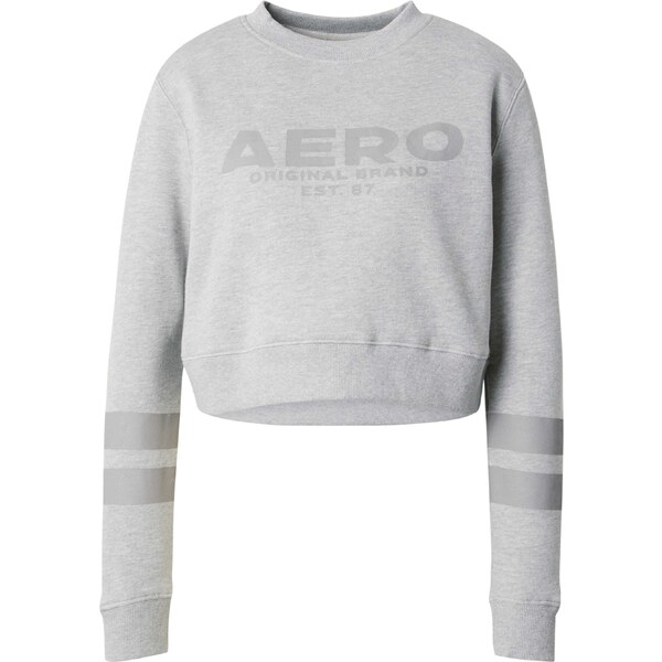 AÉROPOSTALE Mikina dymovo šedá / sivá melírovaná 54290238