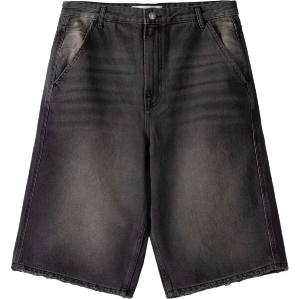 Bershka Džínsy čierny denim 54635425