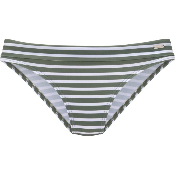 VENICE BEACH Bikinové nohavičky tmavozelená / šedobiela 54279546