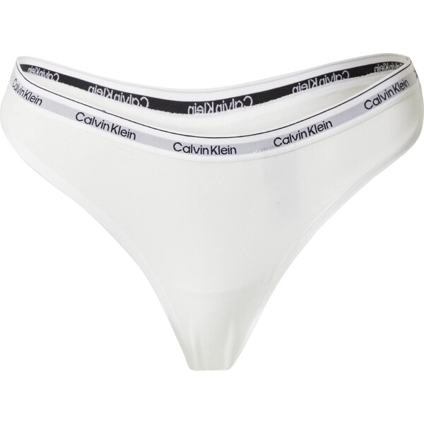 Calvin Klein Underwear Tangá svetlosivá / čierna / biela 55386815