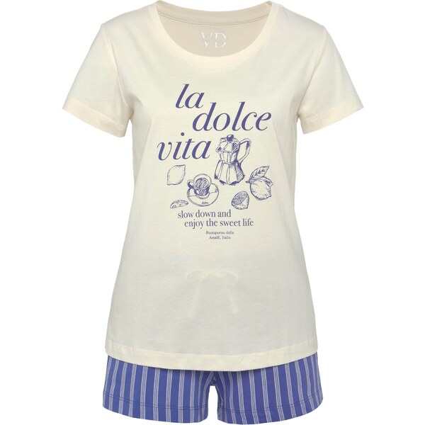 VIVANCE Pyžamo modrá / svetlomodrá 54305398