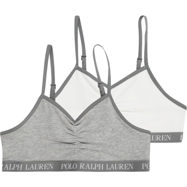 Polo Ralph Lauren Podprsenka sivá / sivá melírovaná / biela 52705374