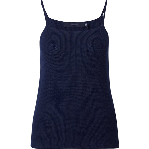 VERO MODA Vyšívaný top NEWLEXSUN námornícka modrá 54316633