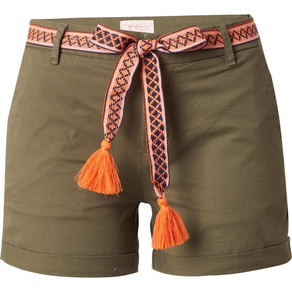 ONLY Chino nohavice ONLGeorgia olivová / oranžová / čierna 53210987