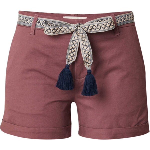 ONLY Chino nohavice GEORGIA béžová / námornícka modrá / purpurová 53210992