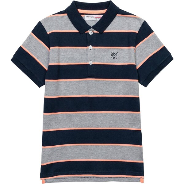 MINOTI Tričko modrá / sivá / oranžová 54324436