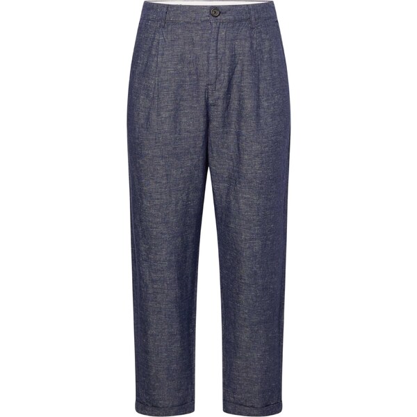 SELECTED Plisované nohavice antracitová / sivá melírovaná 54326447