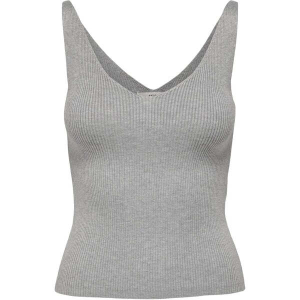 JDY Vyšívaný top NANNA sivá melírovaná 54326702
